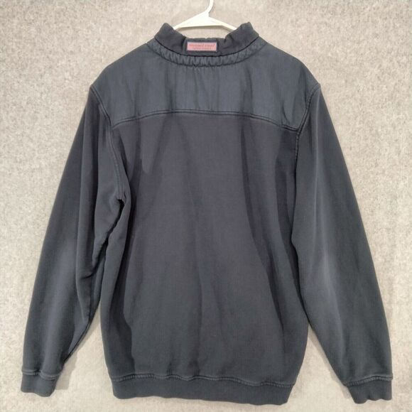 Vineyard Vines 1/4 Zip Pullover Womens Sz M Navy Blue Michigan Embroidered USA - Picture 8 of 11